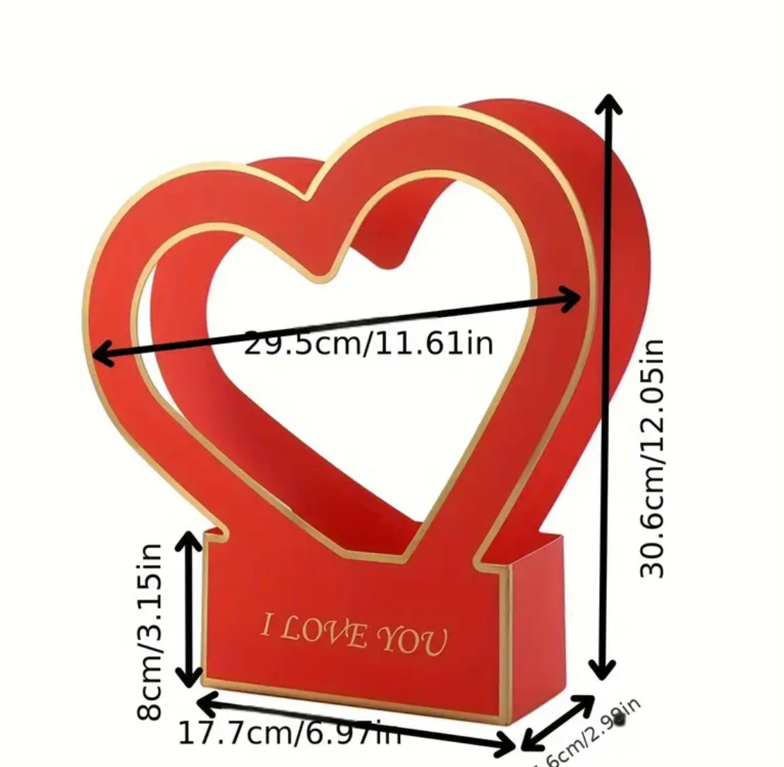 Valentine&#39;s Box - Large Red